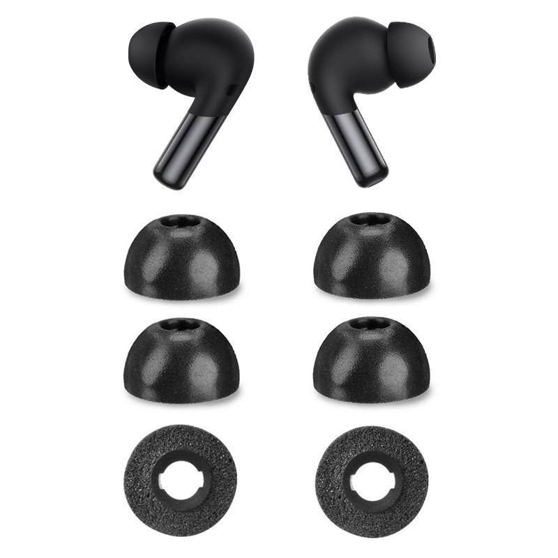 เคล็ดลับเมมโมรี่โฟม 3 คู่ สําหรับ OnePlus Buds 3 Pro / Buds Pro 2 / Buds 4 3 / Nord Buds 3 Pro / Nord Buds 2 / Buds Ace 2 ใส่เคสชาร์จ