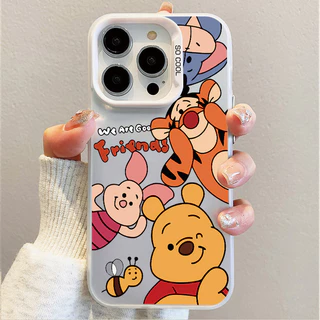 เคสแข็งหรูหรา วินนี่เดอะพูห์ เคสซัมซุงA05s A15 A23 A52 A51 A23 A24 A12 A03 A14 A30 A32 A33 A34 A10s A54 A53 เคสSamsung