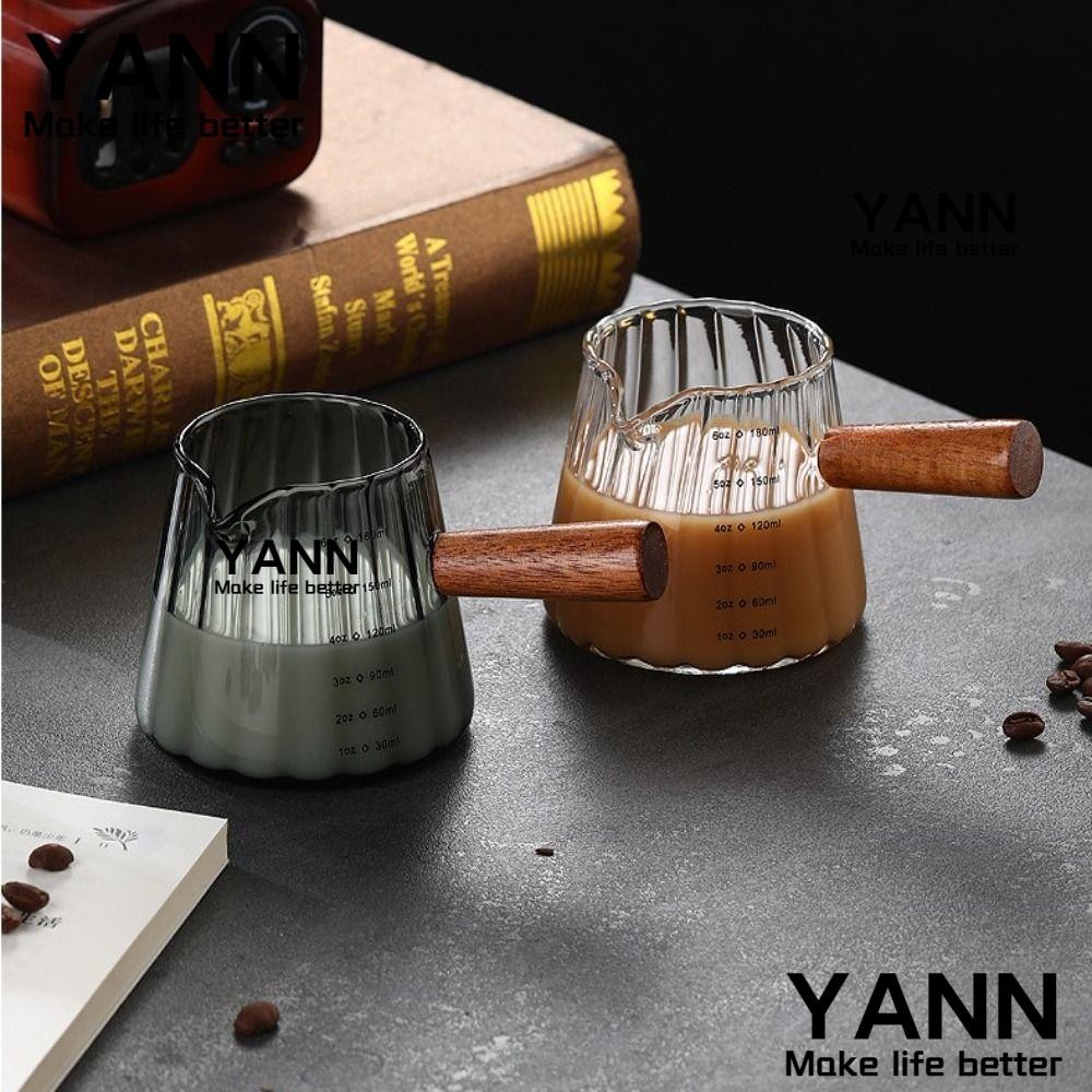 ยัน1 ถ้วยตวงเอสเปรสโซ,90มล/180มล ทนทานกาแฟสกัดถ้วย,ทนต่ออุณหภูมิสูงเดี่ยว/ปากคู่พร้อมสลักวัดเอสเพรสโซ่ออนซ์ถ้วย