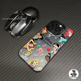 เคสไอโฟน11 เจ้าหญิงแบบเต็มหน้าจอ For IPhone 11 13 12 7Plus 14 15 11 Pro MAX 8 7 Plus X XR XS SE เคส หรูหราป้องกันการตก