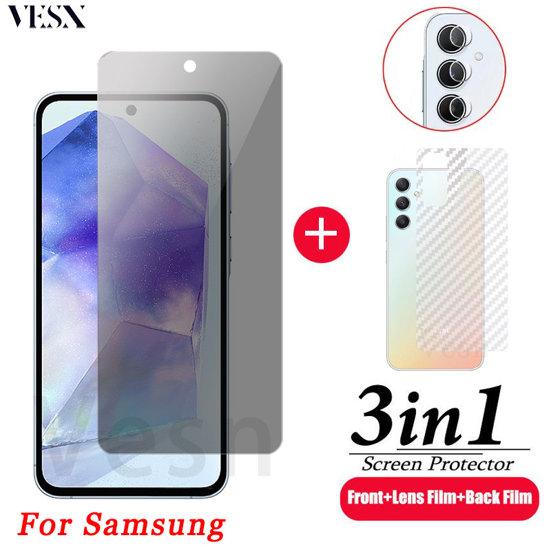 ฟิล์มกระจก ฟิล์มกันเสือก กันมอง Samsung ss Galaxy A55 A54 A53 A35 A34 A33 A25 A24 A23 A16 A15 A14 A1
