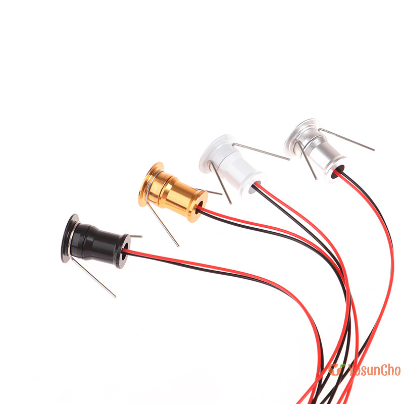 YosunCho] LED Spotlight 12V หรี่แสงได้ 15 มม.Cutout ดาวน์ไลท์แบบฝังโคมไฟเพดานตู้โชว์จอแสดงผล Lighg จุดขนาดเล็กใหม่