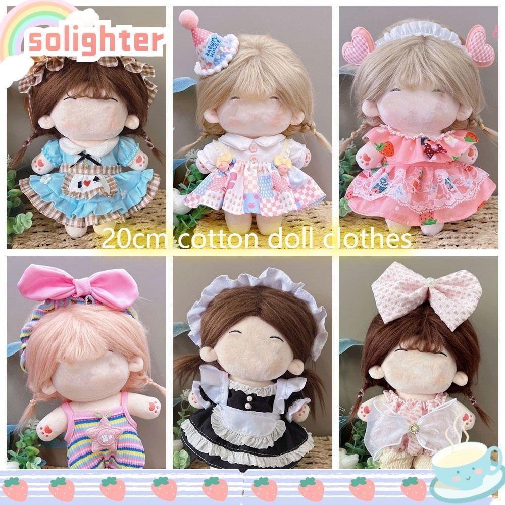 Solighter 20 ซม. หลายสีมินิสูทเจ้าหญิง Lolita เครื่องแต่งกายเครื่องแต่งกายที่สวยงาม