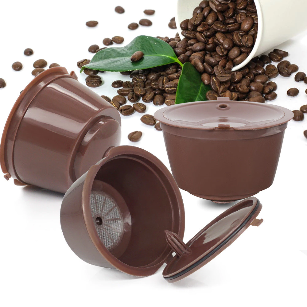 DUBE ถ้วยกรองกาแฟแบบแคปซูล แคปซูลถ้วยกรองกาแฟ นำกลับมาใช้ใหม่ได้ แคปซูลกาแฟรีฟิล สำหรับเติมกาแฟ Refill Capsule