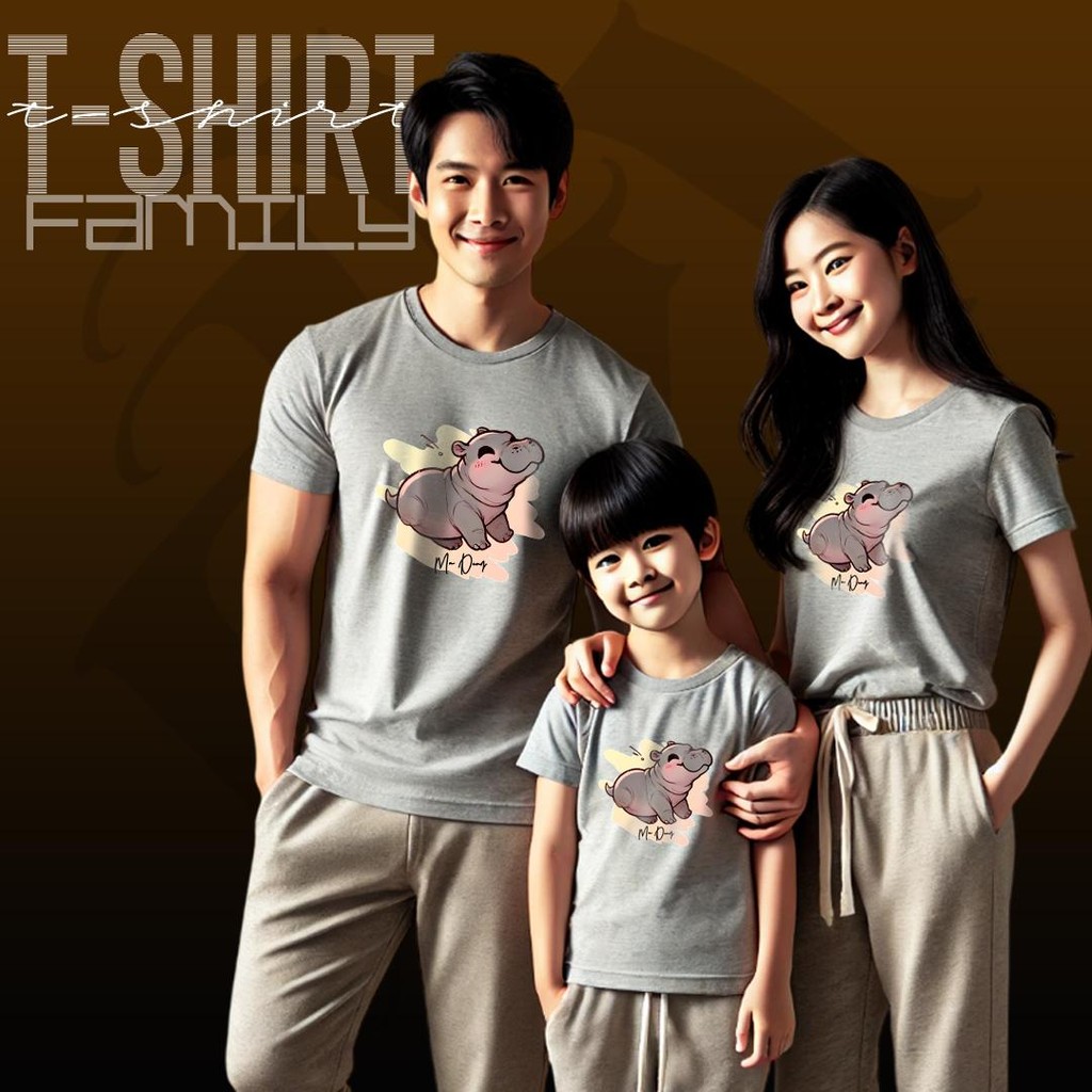 เสื้อยืดCotton100% สกรีนลาย"หมูเด้ง" น่ารักน่ากอดมากๆ MD04
