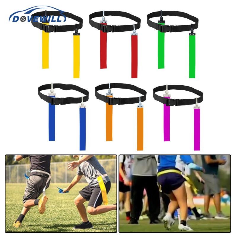 [Dovewill] Flag Football Belt Flag with Buckle Sports Training Equipment