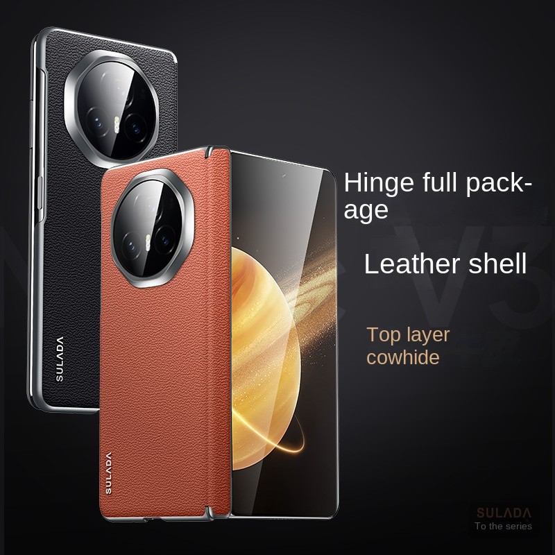 สําหรับ Honor Magic Vs3 ความงามหรูหราสําหรับ Honor Magic V3 การออกแบบสร้างสรรค์หนังคลาสสิกฝาครอบพรีเมี่ยม