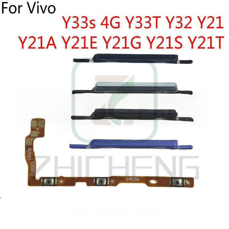 เปิดปุ่ม Flex Cable Volume ปุ่มสําหรับ VIVO Y33S 4G Y33T Y32 Y21 Y21A Y21E Y21G Y21S Y21T