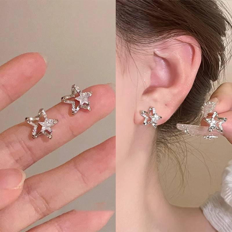 2024 Star Zircon ต่างหูหญิง High-End ต่างหู