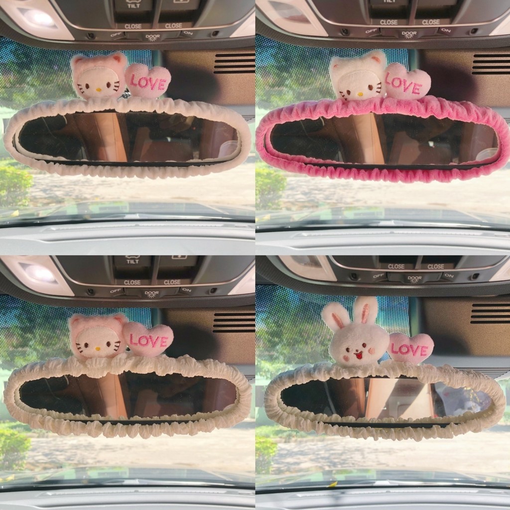 ฝาครอบกระจกมองหลัง Hello Kitty สมาคมรถยนต์ด้านใน