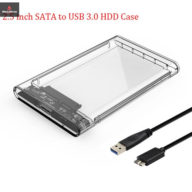 Cod 2.5 USB 3.0 เป็น SATA SSD HDD ฮาร์ดไดรฟ์ดิสก์ External Case Enclosure ใหม่