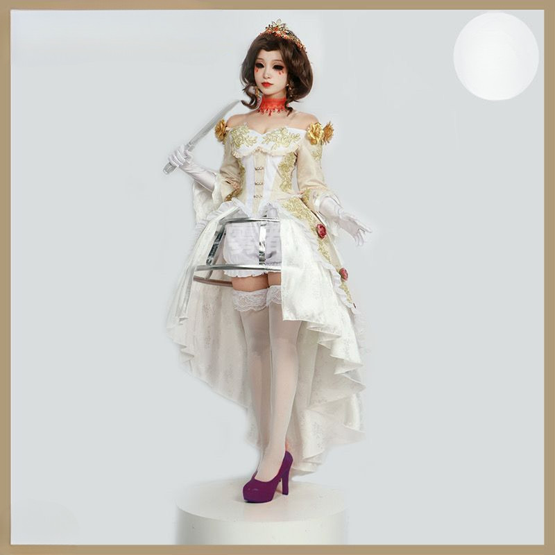 Identity Ⅴ Mary Blood Red Banquet Dress cospaly