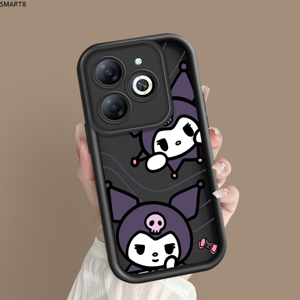 For Infinix Smart 8 เคสอินฟินิกซ์ เคส JGS New Original Design Soft Liquid Silicone Camera Protection Phone Case Cover