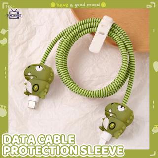 ฝาครอบป้องกันสายเคเบิลข้อมูล Charger Protector น่ารักน่ารัก Data Cable ฝาครอบป้องกันตุ๊กตาการ์ตูนฝาครอบป้องกัน