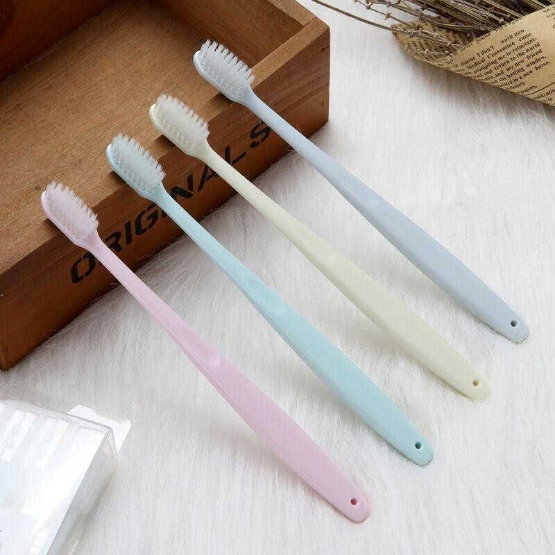 4 PCS แปรงสีฟัน เซ็ต4สี 4ด้าม สไตล์ญี่ปุ่น ขนแปรงนุ่ม ด้ามจับถนัดมือ พร้อมแพ็คเกจกล่อง - รูปที่ 4