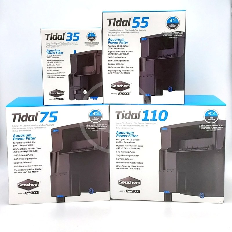 Seachem Tidal Filter กรองแขวนตู้ปลา กรองน้ำตู้ปลา คุณภาพสูงจากเยอรมัน