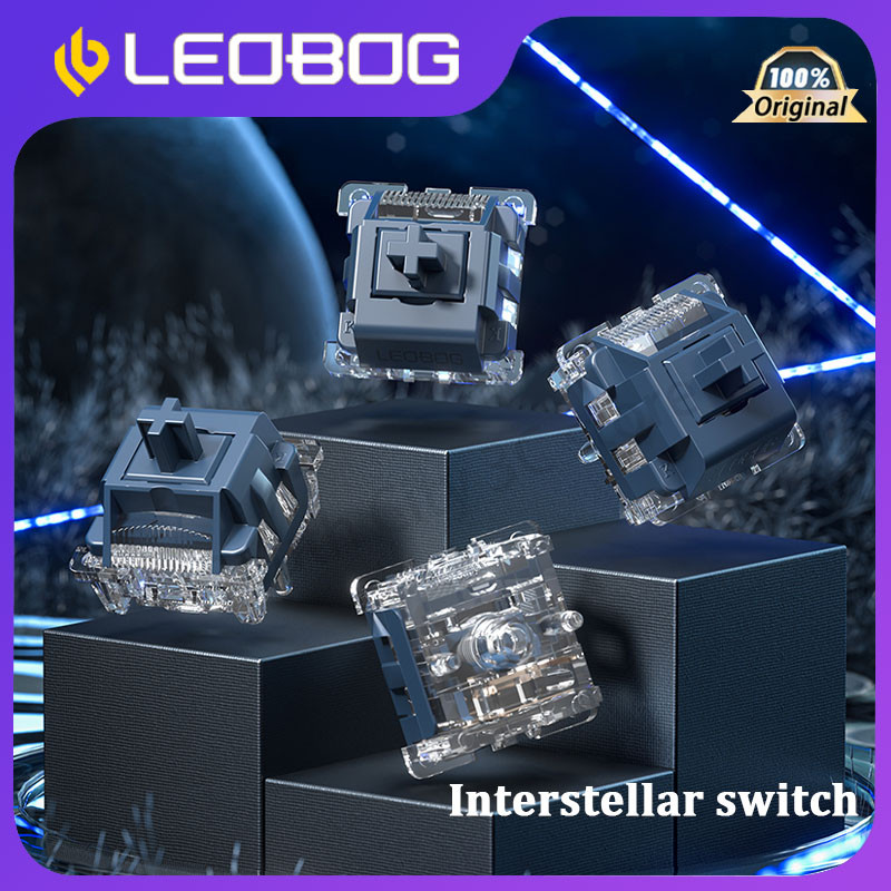 Leobog INTERSTELLAR switch ADAPTS to Hi75 / Hi8 ล่วงหน้าของสวิตช์คีย์บอร์ดเชิงกลแบบกําหนดเองของ HP จ