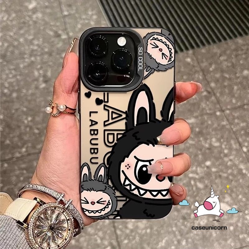 สําหรับ Infinix Hot 30i 9 30 11 10 40i เล่นสมาร์ท 8HD 7 8 5 Pro Plus Tecno Spark GO 2024 10 20 Pro 20C 10C หมายเหตุ 12 G96 40 30 Pro น่ารัก Labubu Pop Mart แบรนด์อินเทรนด์การ์ตูนคู่ เคส