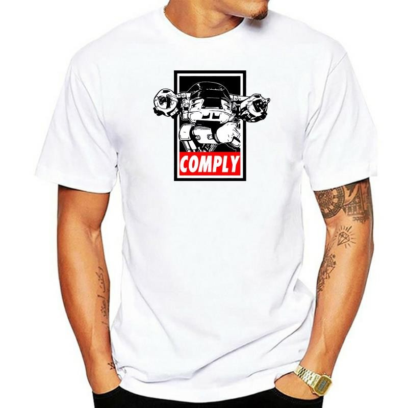 เสื้อยืด ED-209 ทำจากผ้าฝ้าย 100%