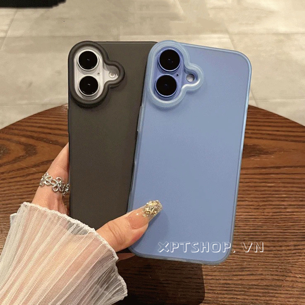 Foggy Frosting เคสโทรศัพท์สําหรับ iPhone 17ProMax 16Plus 15 14 13 12 11 Full Coverage กันกระแทกป้องกันปลอกอ่อน