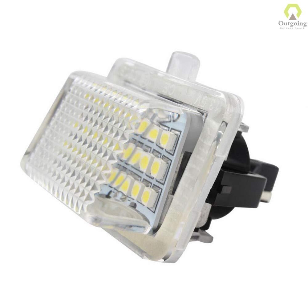 2 ชิ้น LED ป้ายทะเบียนโคมไฟสําหรับ Mercedes Benz W204 W212 W216 W221 W207