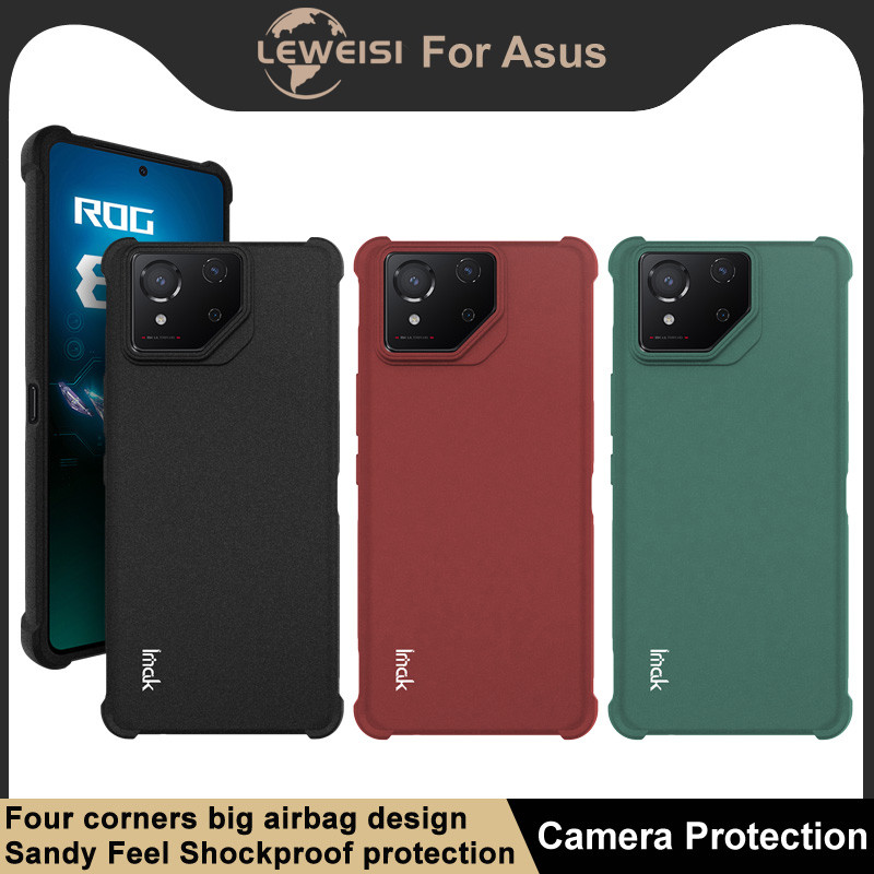 Imak Asus ROG Phone 8 / 8 Pro Zenfone11 Ultra 5G สีทึบ Frosted Soft Case Anti-Slip Anti-fall Anti-ลายนิ้วมือเคสโทรศัพท์