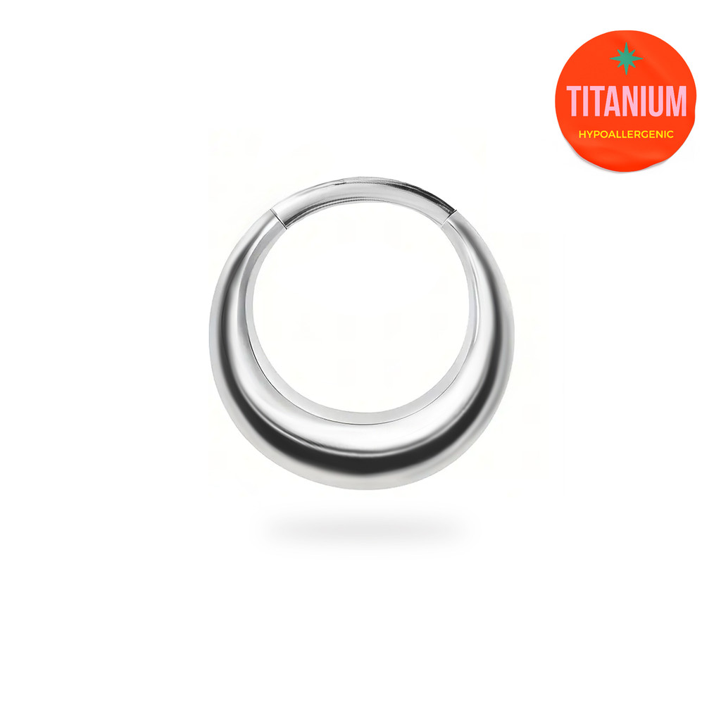 Titanium Puff Hoop (1pc.)