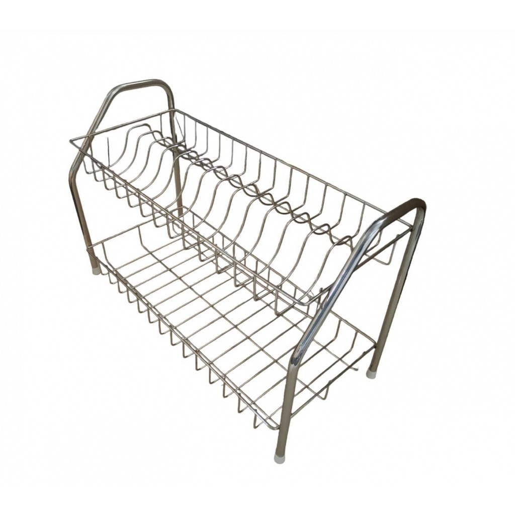 room_shop101 CLOSE ชั้นตะแกรงเหล็กคว่ำจาน 2 ชั้น LT-250 ขนาด 57x25x38 ซม.