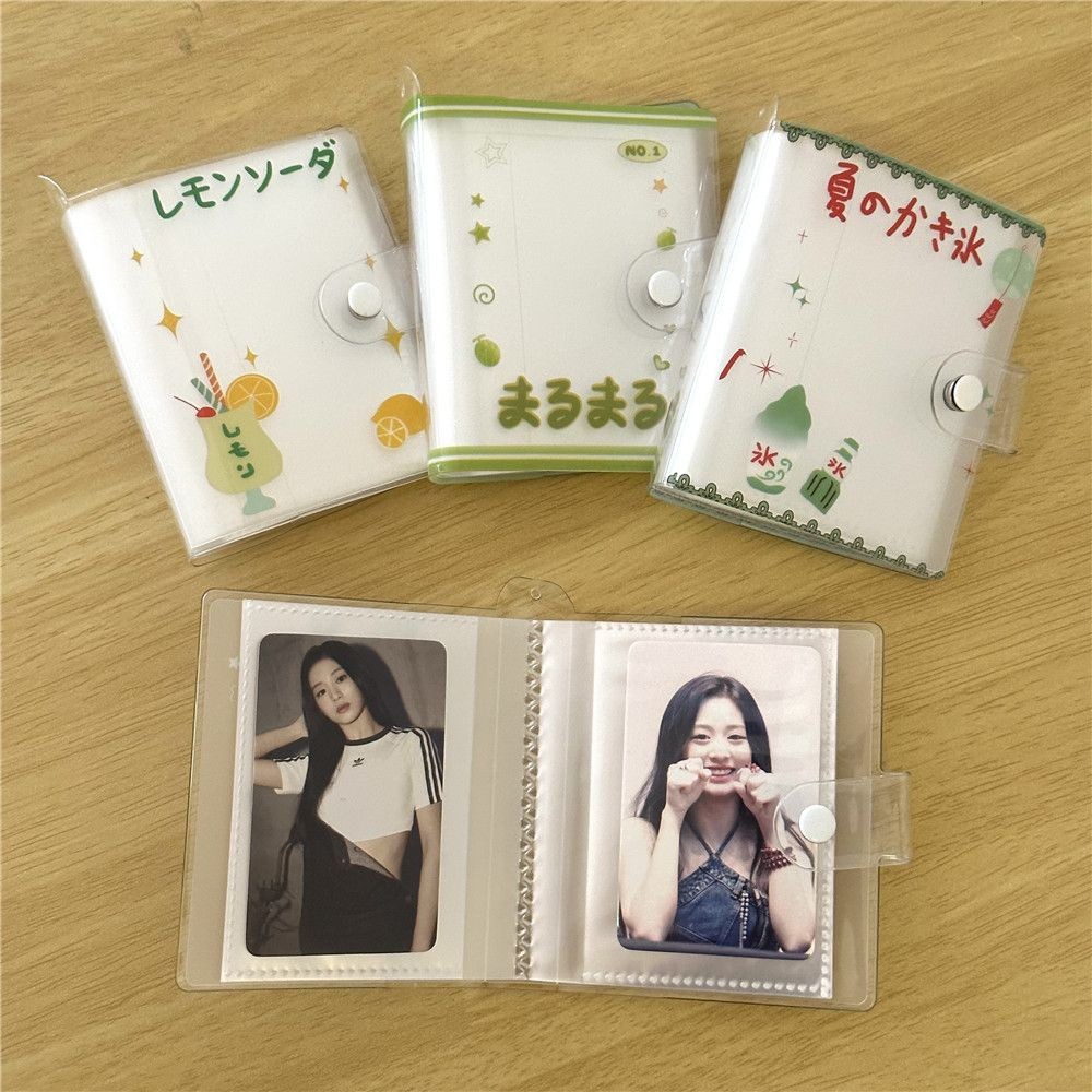 Ins Original Icy Summer Fresh 10 ซม.PP อัลบั้มโพลารอยด์ Eddie Bean Photocard ที่เก็บอัลบั้มการ์ดโพลารอยด์
