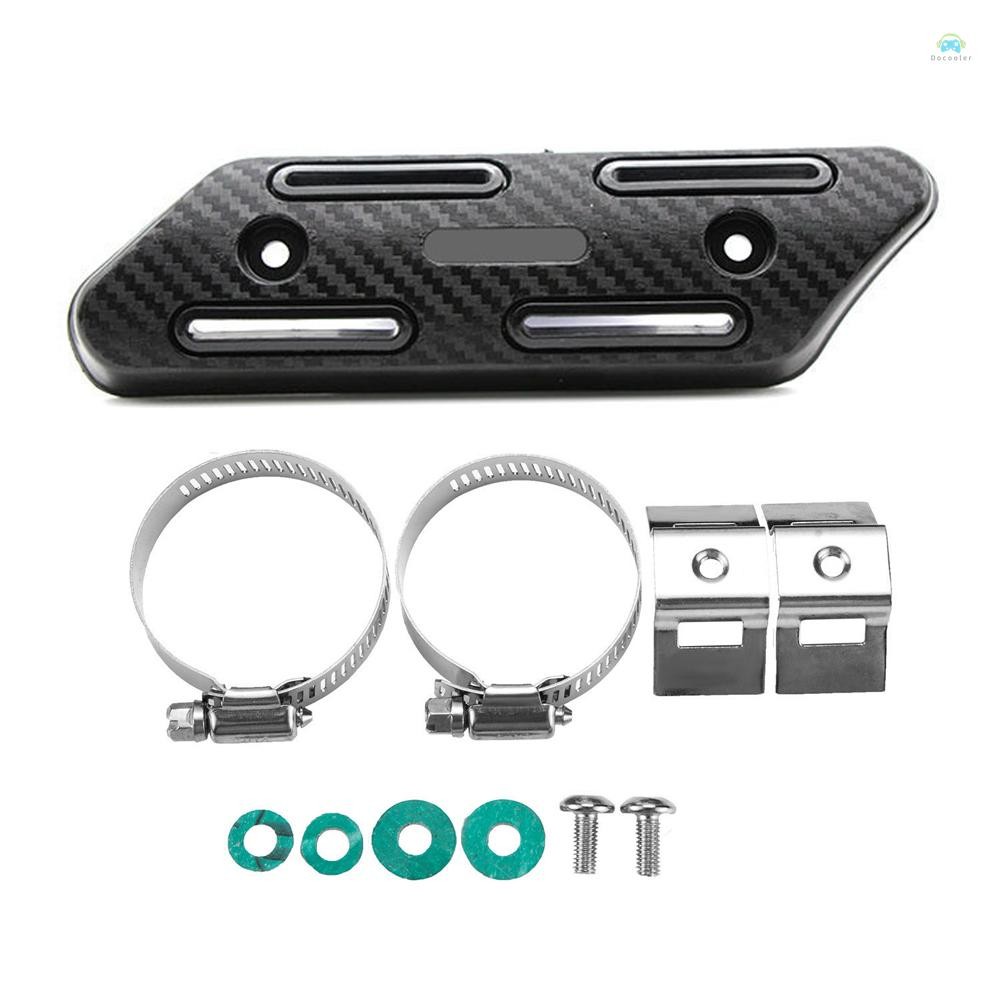Yb ไอเสียโล่ความร้อน ProtectorMotorcycle Exhaust ฉนวนกันความร้อน Protector Retrofit CRF รถมอเตอร์ไซด์ Universal Anti-scalding Guard
