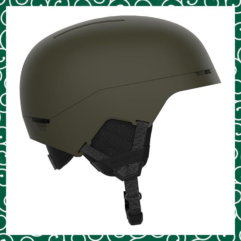 Salomon (SALOMON) Ski Helmet Snowboard Helmet BRIGADE MIPS 2023-24 Model Unisex L47256900 L Olive Ni