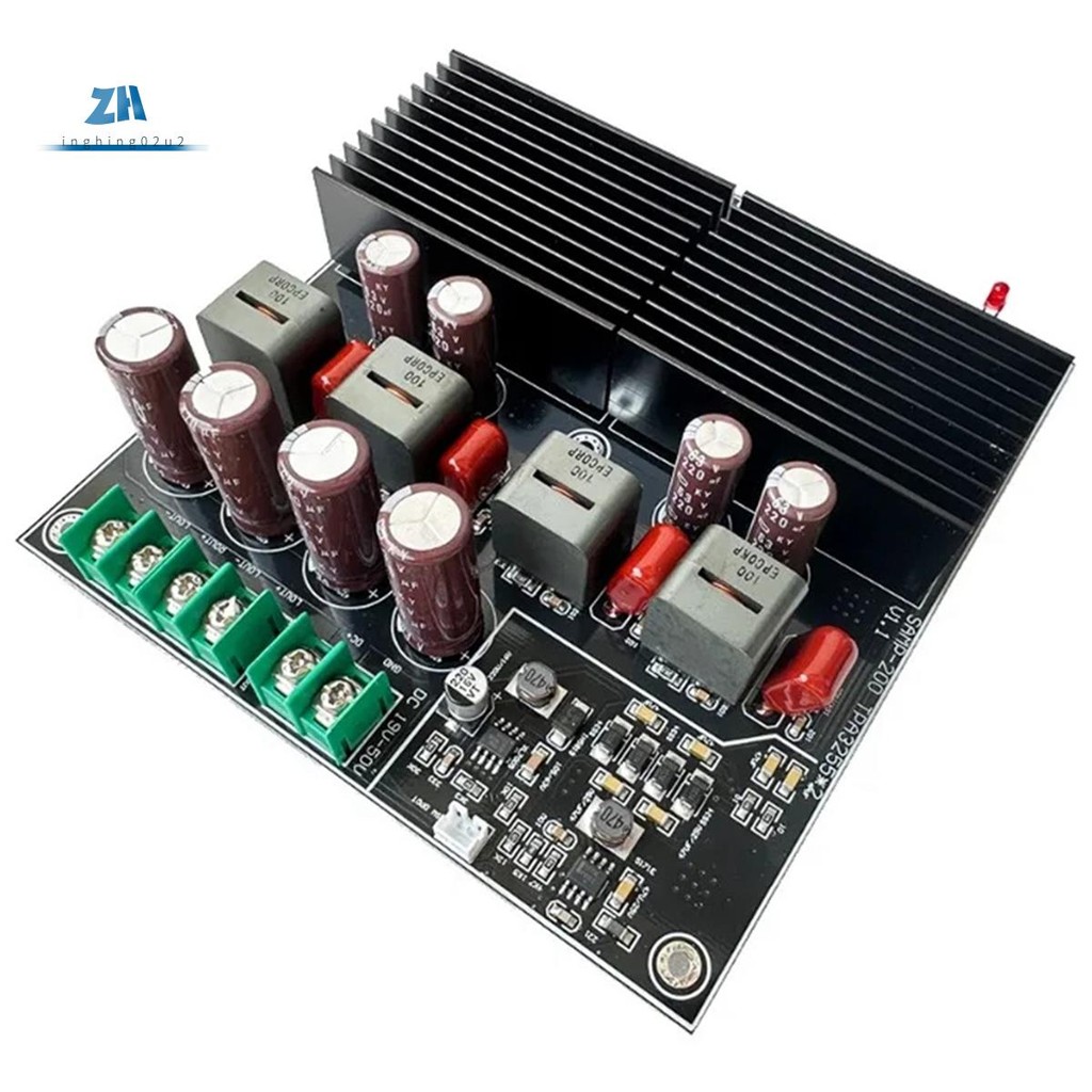 Samp-200 HIFI Dual Core TPA3255 สเตอริโอเครื่องขยายเสียง 2 ช่อง 600 W + 600 W Class D เครื่องขยายเสียงดิจิตอล TL072 OP AMP