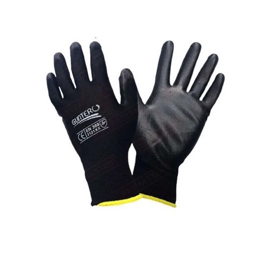 GT3001 BLACK ANTI-CUT RUBBER SAFETY GLOVES