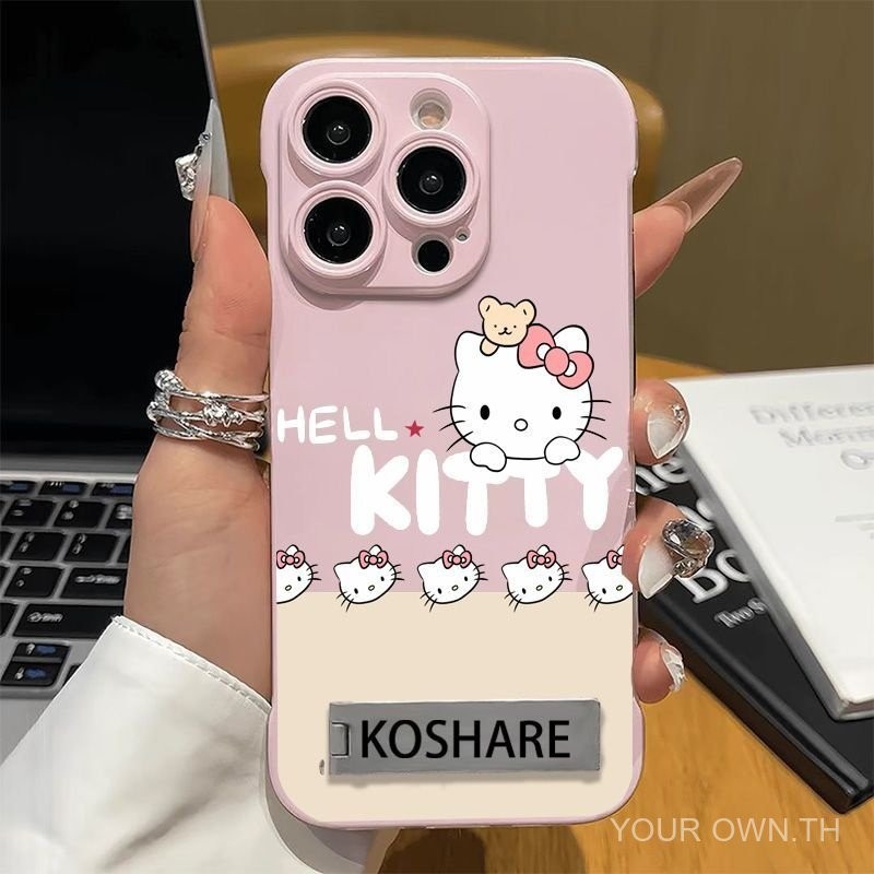 แถวของเคสโทรศัพท์มือถือ Hello Kitty บางเฉียบที่มีลวดลายเย็น-กระจายความร้อนได้อย่างมีประสิทธิภาพทนทานและป้องกันการตกเหมาะสำหรับ iPhone 7/8 /x/xr/xs MAX, 7plus/8PLUS, 11pro, 13pro, 11/12/13/14/15 PRO MAX