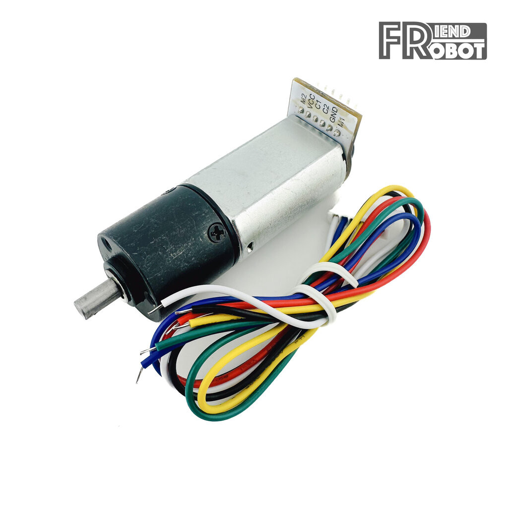 มอเตอร์ 20GP-180 แกน 4mm แบบมี Encoder พร้อมสาย