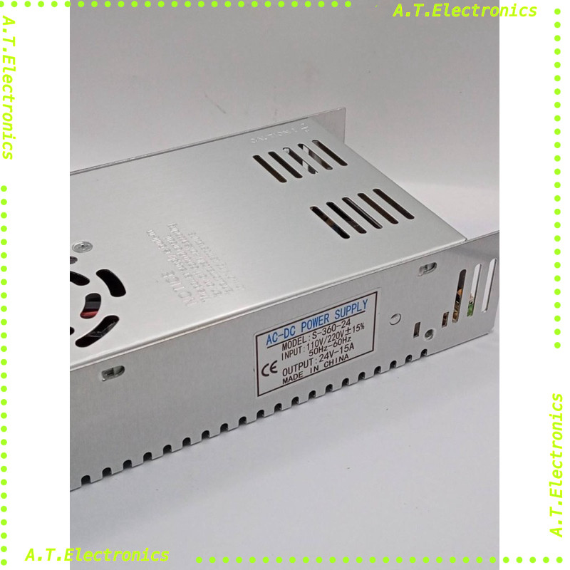 พร้อมส่ง! สวิตซ์ชิ่ง พาวเวอร์ซัพพลาย 24v15a s.w24v15a พาวเวอร์ซัพพลายสวิชชิ่ง