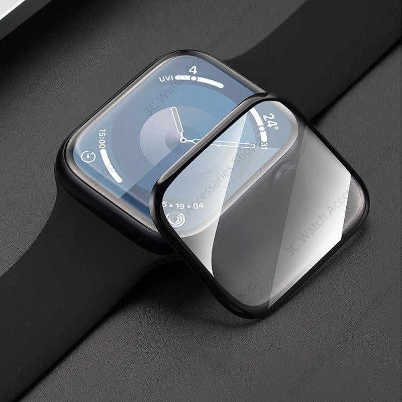 2pcs ป้องกันหน้าจอฟิล์มเซรามิคสําหรับ Apple Watch Series 10 Ultra 9 8 7 6 5 4 3 2 1 SE 49 มม.46 มม.45 มม.44 มม.42 มม.41 มม.40 มม.38 มม.