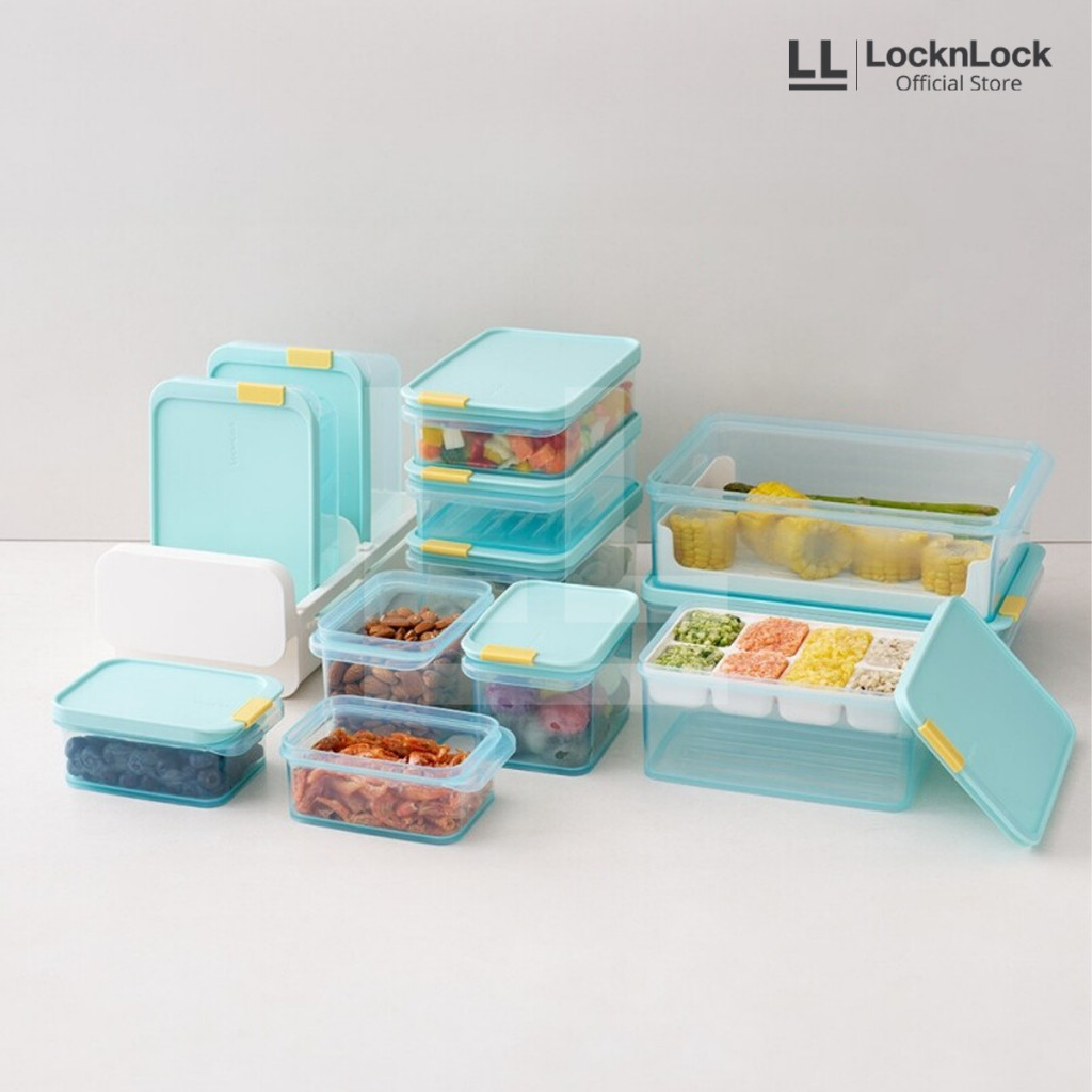 Locknlock Freezer Fit กล่องอาหารกลางวัน HFL101 HFL102 HFL103 HFL104 450ML 750ML 1.05L 1.65L