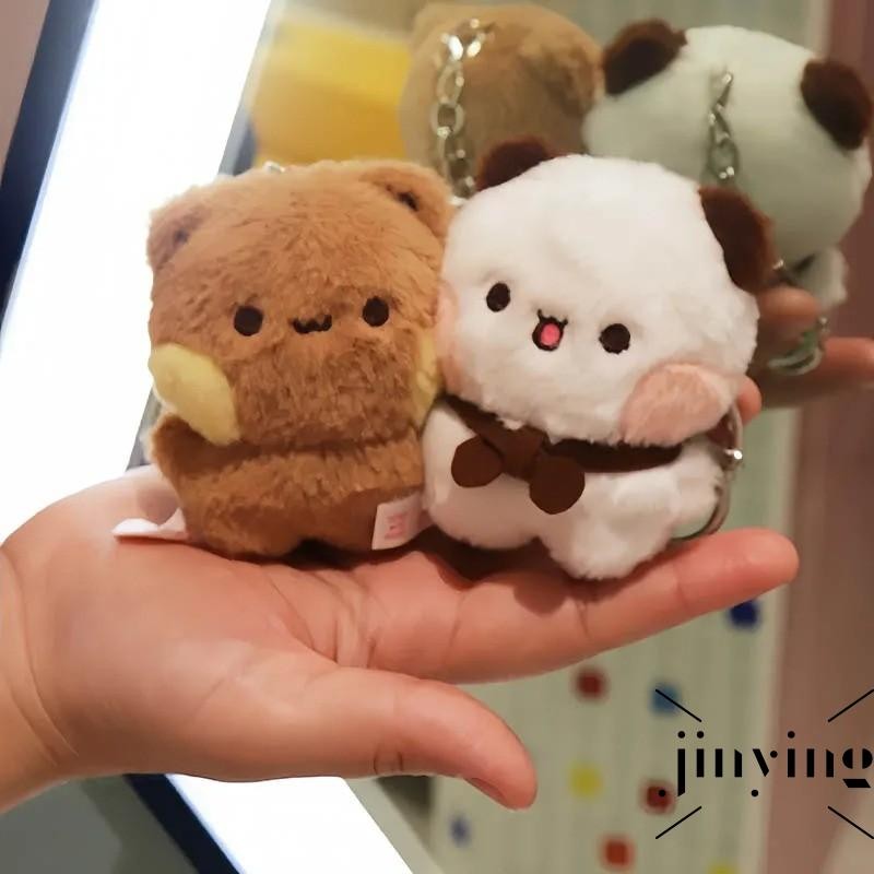 พวงกุญแจหมีแพนด้า - จี้ตุ๊กตาการ์ตูนแม่เหล็ก อื่น และ ยี่เออร์ จี้ตุ๊กตาสําหรับคู่รัก