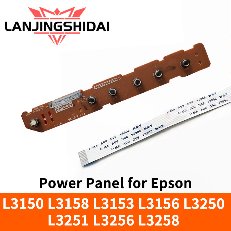 แผงไฟ (มือสอง) สําหรับ Epson L3150 L3158 L3153 L3156 L3250 L3251 L3256 L3258 แผงสายสวิทช์