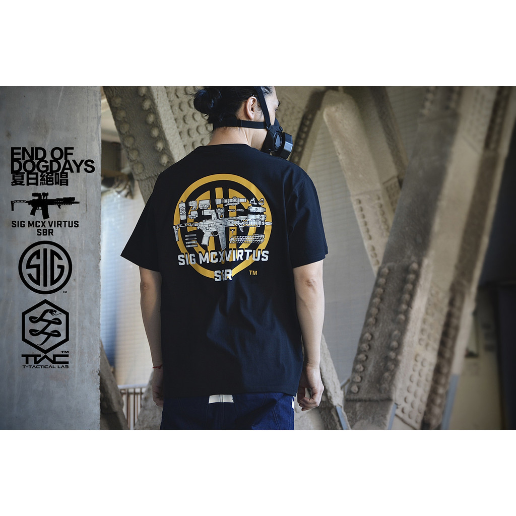 [สินค้าพร้อมส่ง] Sig SIG Sauer MCX เสื้อยืดคอกลมแขนสั้นผ้าฝ้าย 100% สำหรับผู้ชาย แฟนๆ ทหาร ยุทธวิธี