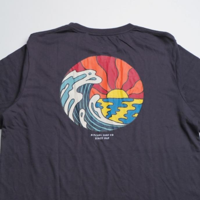 เสื้อยืดผู้ชาย Rip Curl Original-To แบบใหม่ปี 21 การออกแบบที่เน้นการEmbrace Ocean และFreedom Liebe Surferkultur สไตล์อินเทรนด์