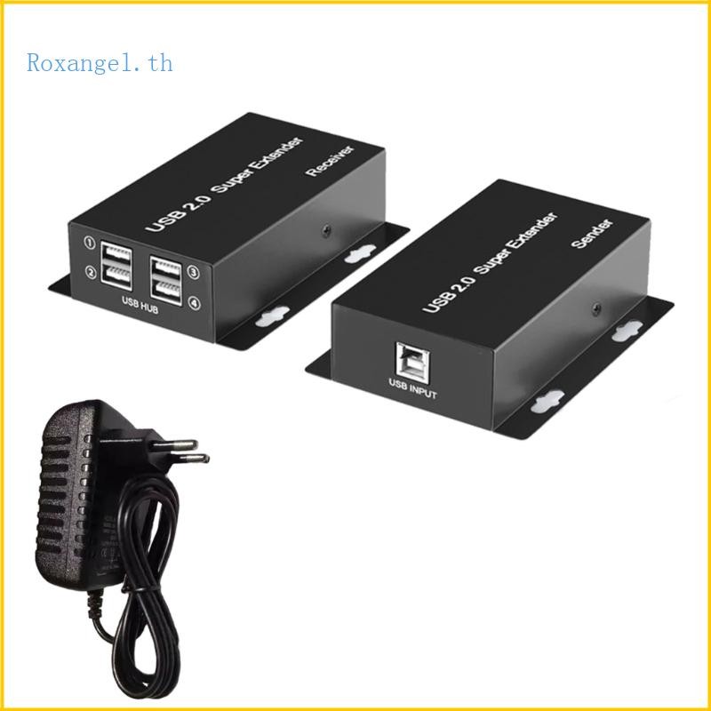ROX USB Over Ethernet Extender สําหรับเครื่องพิมพ์ PC อุปกรณ์สํานักงานระยะทางยาวการเชื่อมต่อการออกแบ