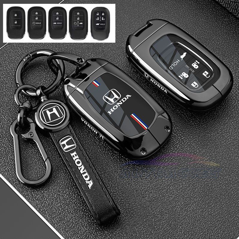Remote Keybox สําหรับ Honda HRV 2022-2025 HRV RS Civic RS HEV Civic FE 2025 CRV Vezel ฝาครอบโลหะผสมส