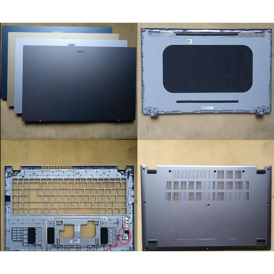 เปลือกเดิมสําหรับ Acer A515-58M N23C3 A315-510p-24p N23Q11 แล็ปท็อปรุ่น A ฝาครอบด้านข้าง/ B กรอบด้าน