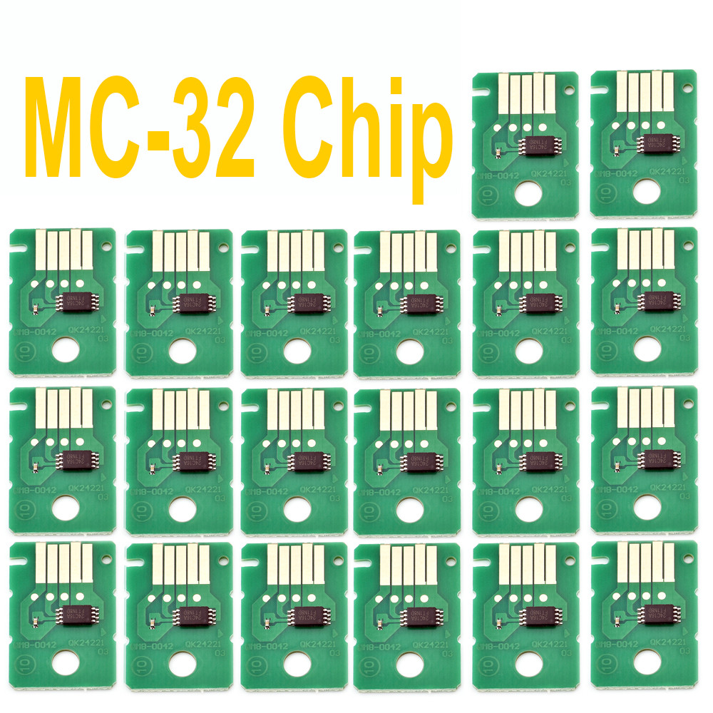 20PCS MC-32 ถังหมึกเสียชิปสําหรับ Canon ภาพ PROGRAF TC-5200M TC-5200 TC-20 TC5200 เครื่องพิมพ์ TC20 