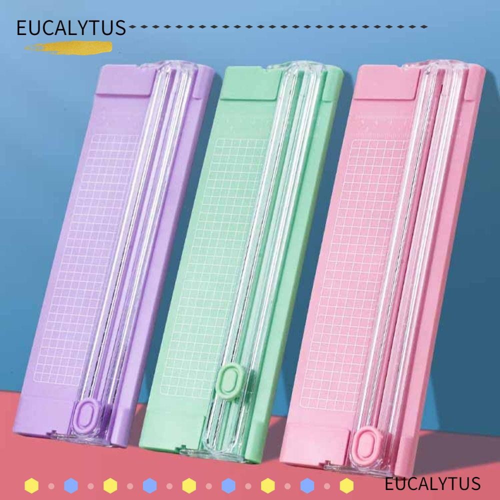 การตัดภาพ EUCALYTUSTH|ตัดกระดาษสํานักงาน Supplie สองทาง|สมุดภาพ ที่กันจอนกระดาษขนาดเล็กแบบพกพา