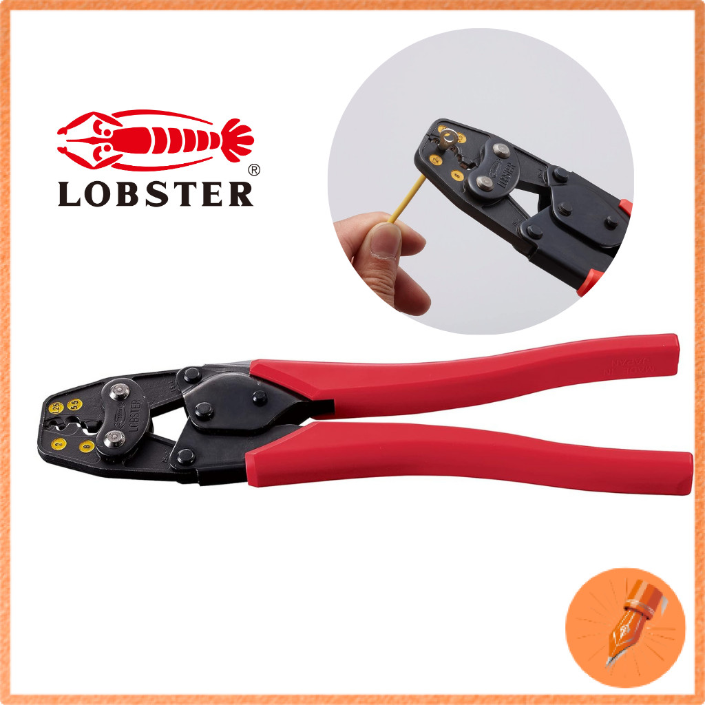 LOBSTER Crimping Tool (for Bare Crimp Terminals/Bare Sleeves) AK15A