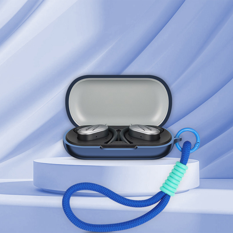 for Oladance OWS Pro Case Protective Nylon Lanyard Soft Cover Headphone Shells Anti Dust Sleeve Hand