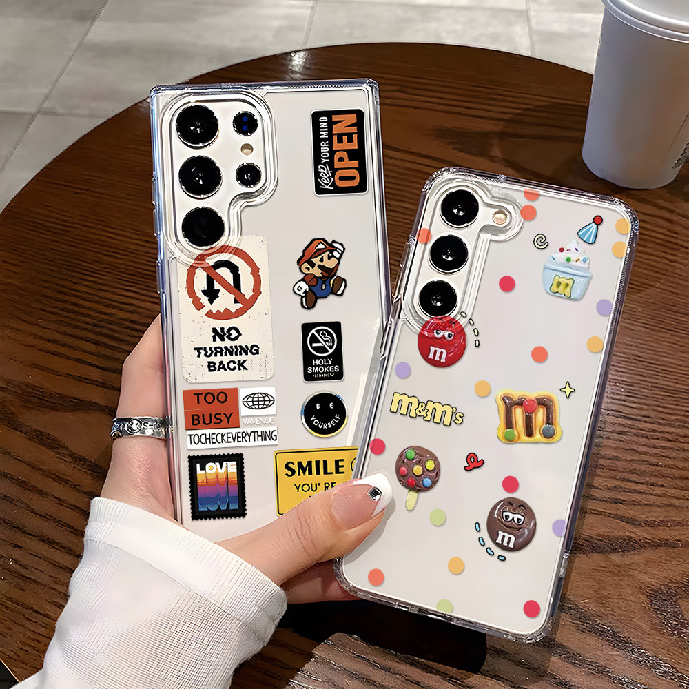 เคสโทรศัพท์มือถือแบบใสสำหรับ Vivo Y21 Y21S Y36 Y22 Y20 Y17 Y17S V40 V27 Pro Y12 Y15 Y18 Y03 Y30 Y50 เคสโทรศัพท์มือถือ
